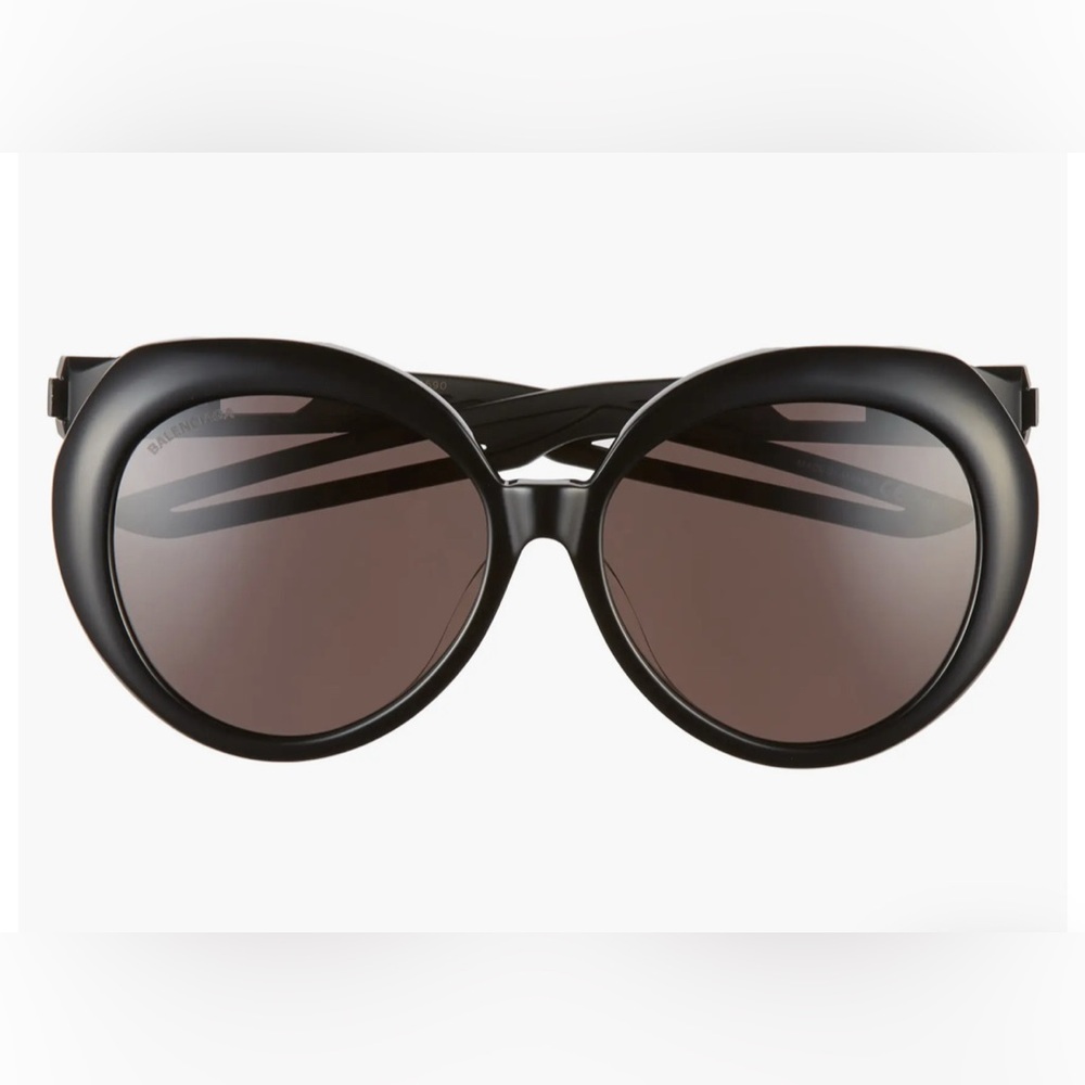 Balenciaga Authentic Oversized Black Shield Sunglasses BB-0024-S 004 NWT - Picture 12 of 14